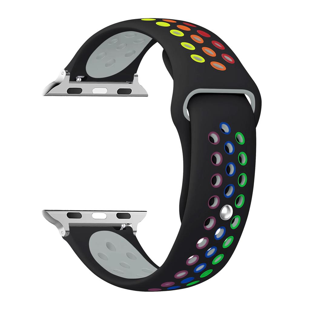 Classic Strap For Apple Watch Band 45mm 44mm 42mm 40mm 49mm 41mm 38mm 44 Mm Silicone Bracelet Correa Iwatch Series 7 8 9 6 5 4 Ultra Se