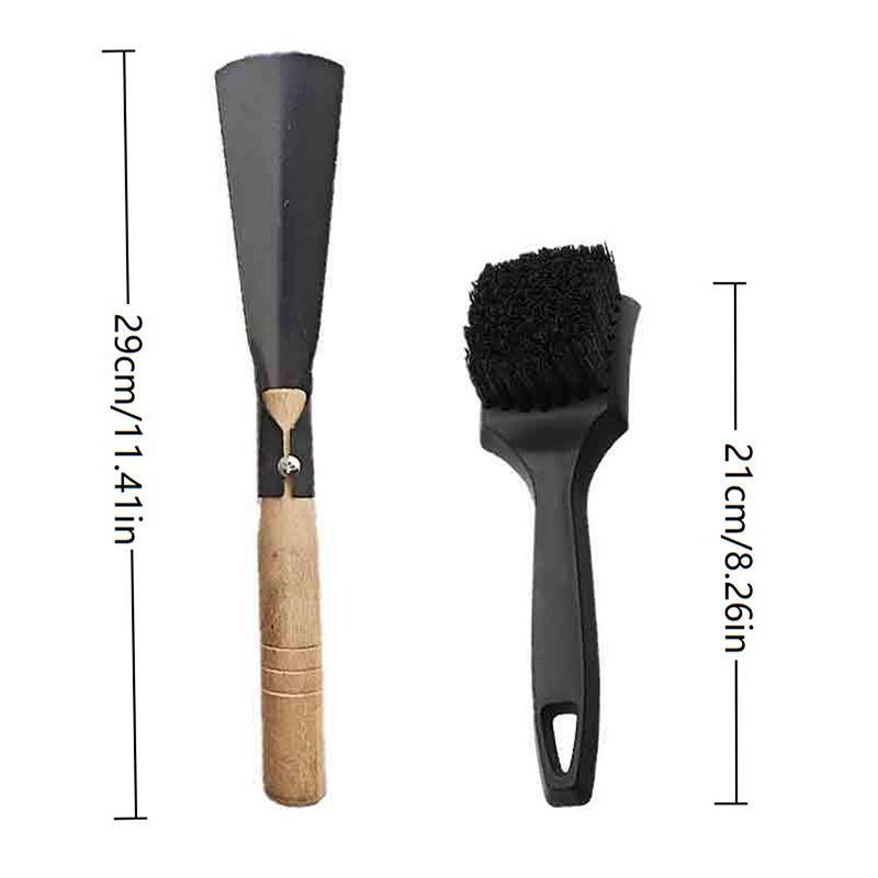 2/3pcs Lawn Mower Scraper Brush, Trimming Accessories And Cleaning Tools, Gardening Maintenance