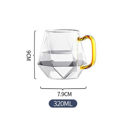 1.5L Diamond Texture Glass Teapot Set Hot Cold Water Water Jug Transparent Coffee Pot Home Water Carafe Heat-resistant Teapot