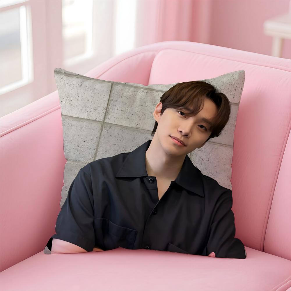 singer charismatic JJunho Cushion Cover Pillow Case Soft Skin Friendly Fabric Concealed Zipper