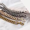 Aluminum Chain Strap Bag Silver Gold Metal Chain 13mm Designer Shoulder Bag Chain Replacement Accessories Hardware 120cm