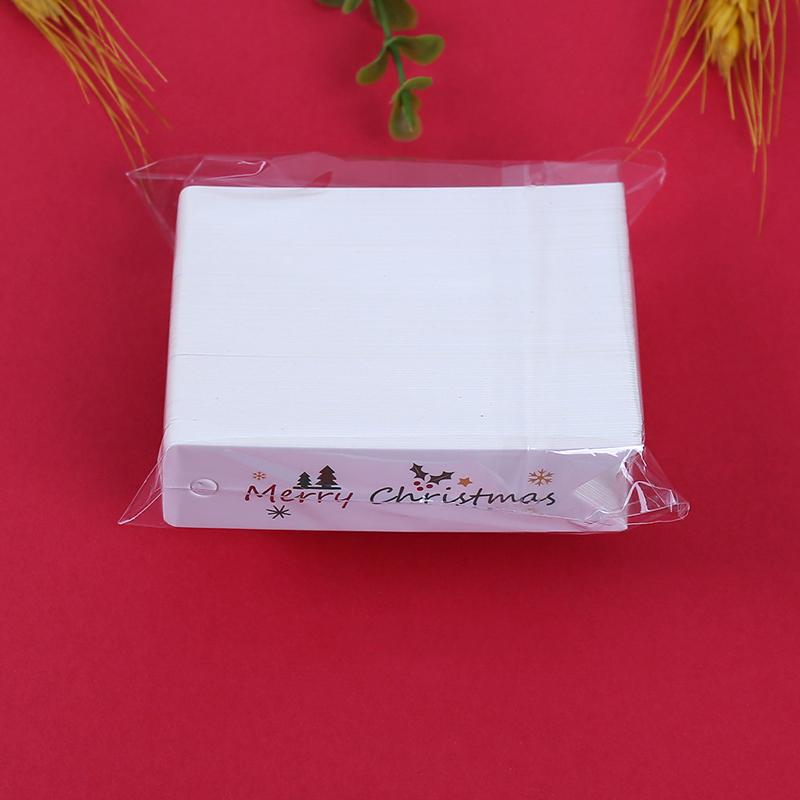 100PCS/Set Gift Tags Store Gifts Christmas Decorations Easy To Use Label Exquisite Christmas