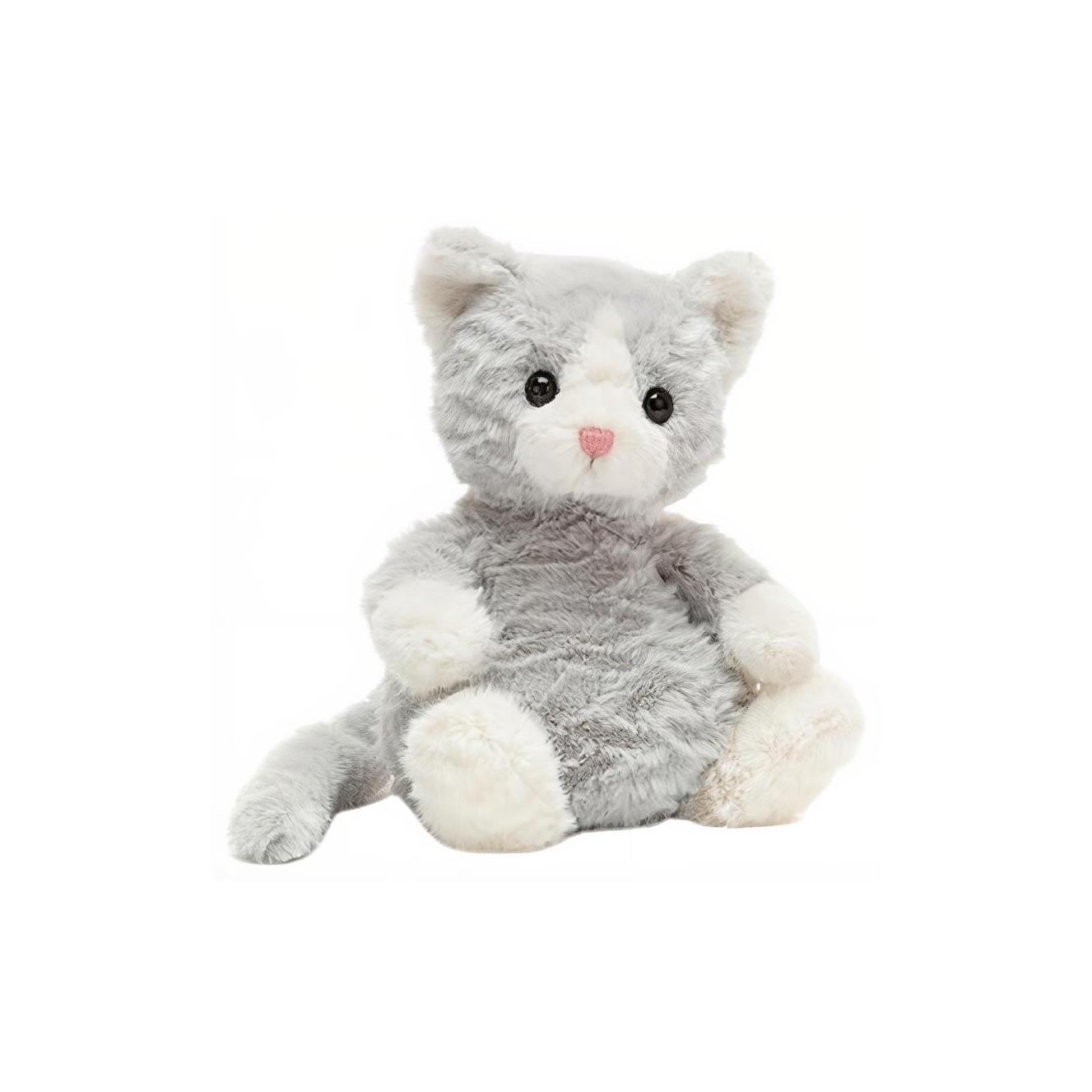 

JELLYCAT Cat Series Molly Kitten Soothing Silver Grey Doll Plush Doll 19cm Height Box Not Included