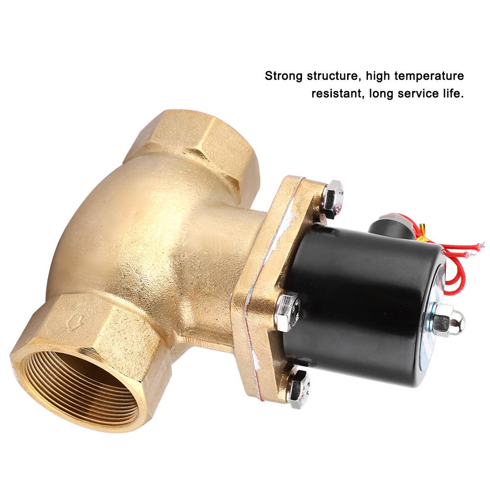 US 50 NC Zweiwege-Dampfmagnetventil G2 Gewinde AC 220V