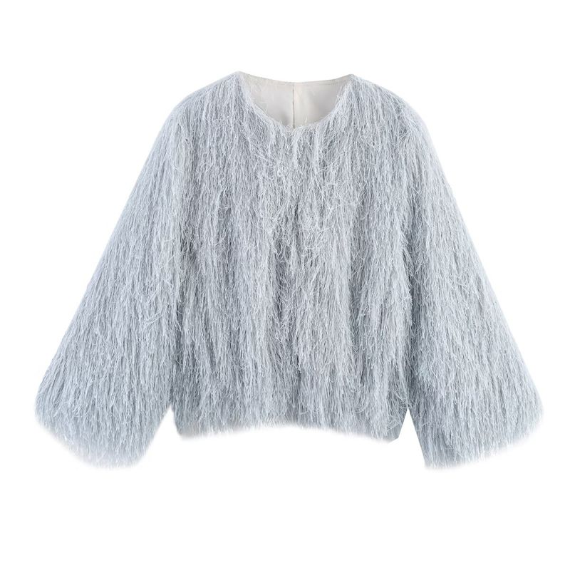 Araltay New Arrival Fashion Style Women's Clothing Fashion All-Match Casual Minimalist Decorated Tassel Jacket Outwear 8376857