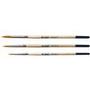 Brushes - ROYAL TALENS - Set of 3 - Polyester - Wooden Handle - Watercolor