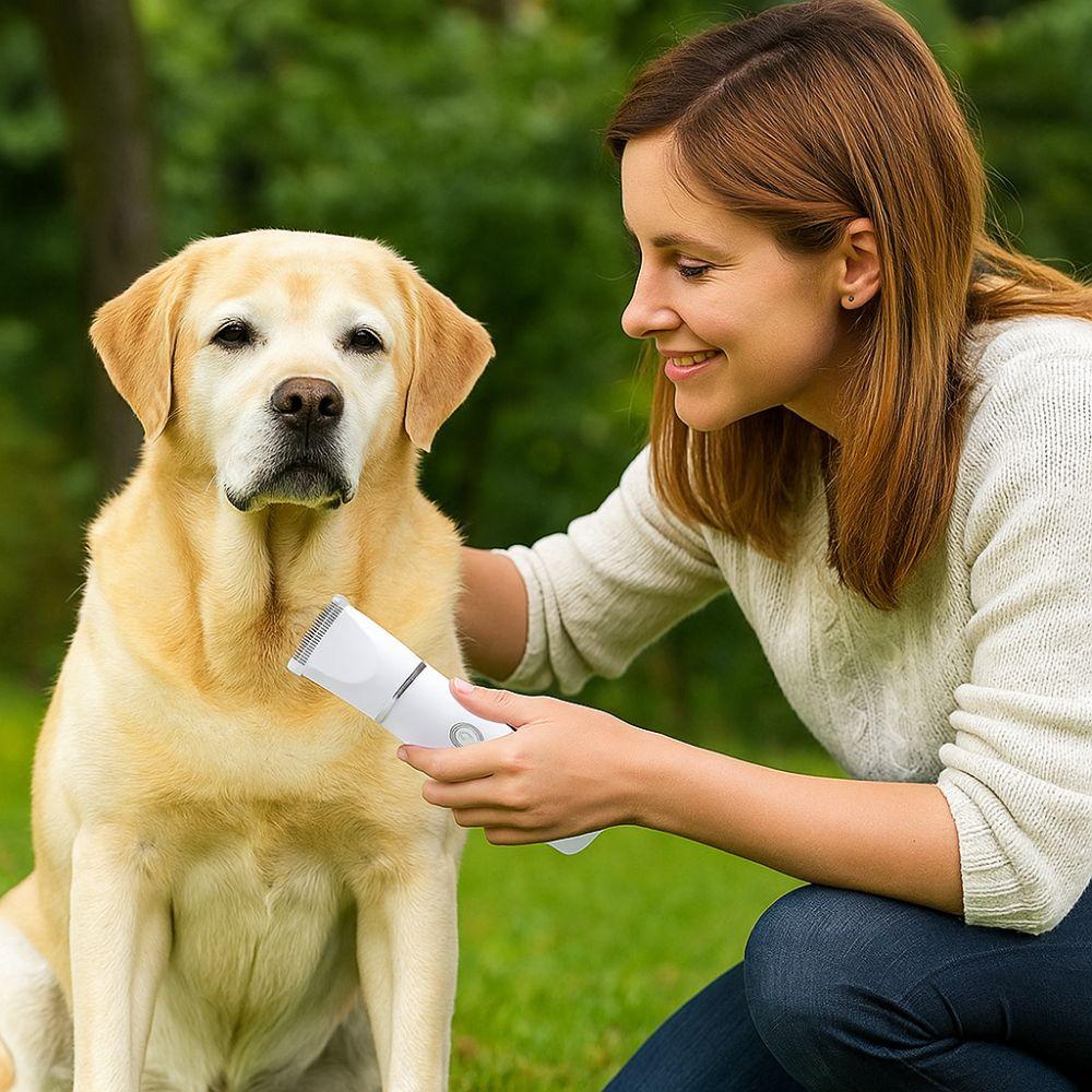 Rechargeable Pet Haircut Machine Low Noise Pet Hair Trimmer Electrical Clipper  Pet Care