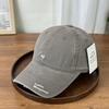 Fashion Hat UP Letter Embroidery Baseball Hat Peaked Cap Female Retro Wide Brim Korean Pink White Hat Large Deepened Letters