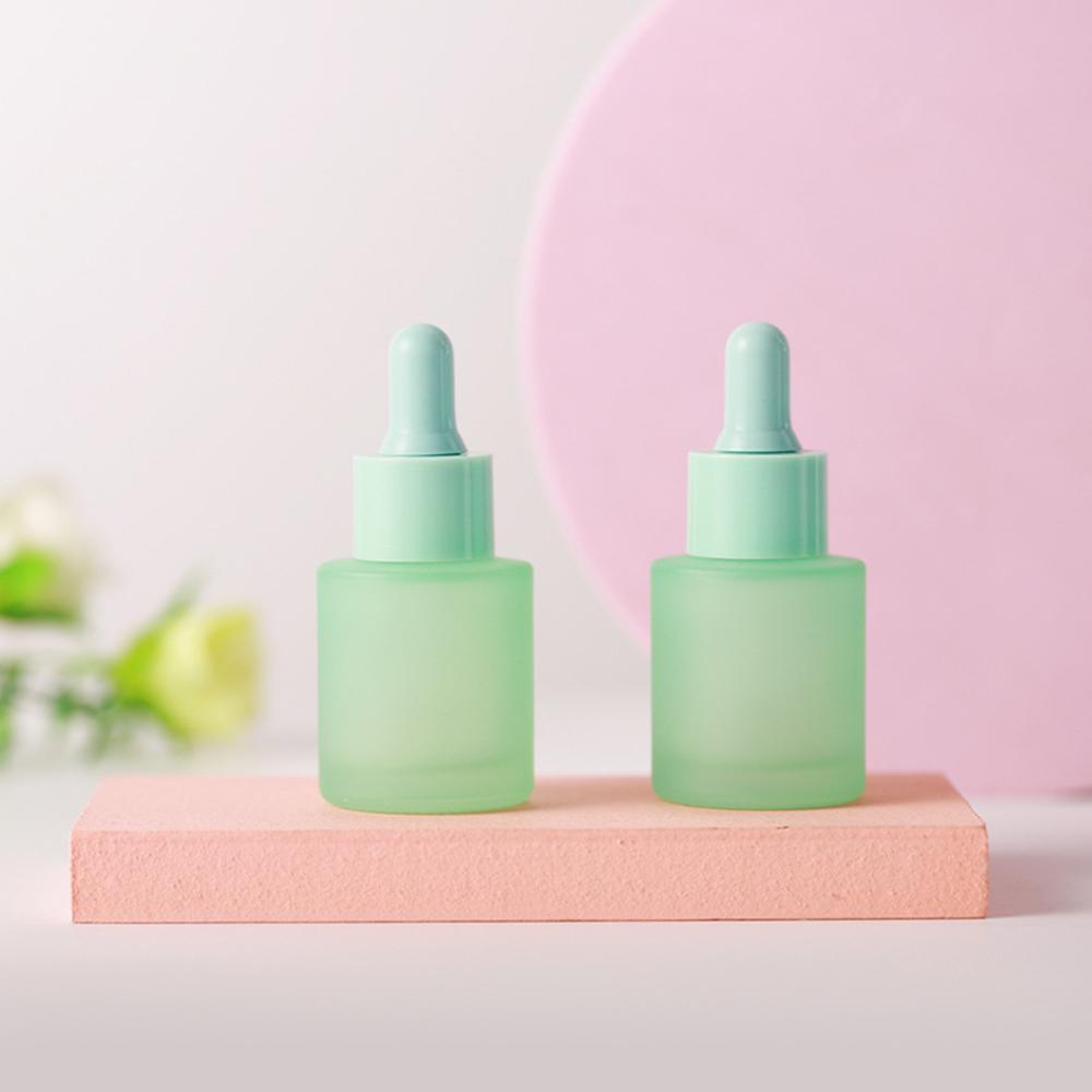 1pc 20ml Essential Oil Bottle Glass Frosted Dropper Bottle Sample Bottle Aromatherapy Liquid Drop for Massage Perfume Bottles
