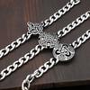 Vintage Witch Knot Chain Bracelet 316L Stainless Steel Nordic Vikings Celtic Knot Bracelets For Men Women Amulet Jewelry