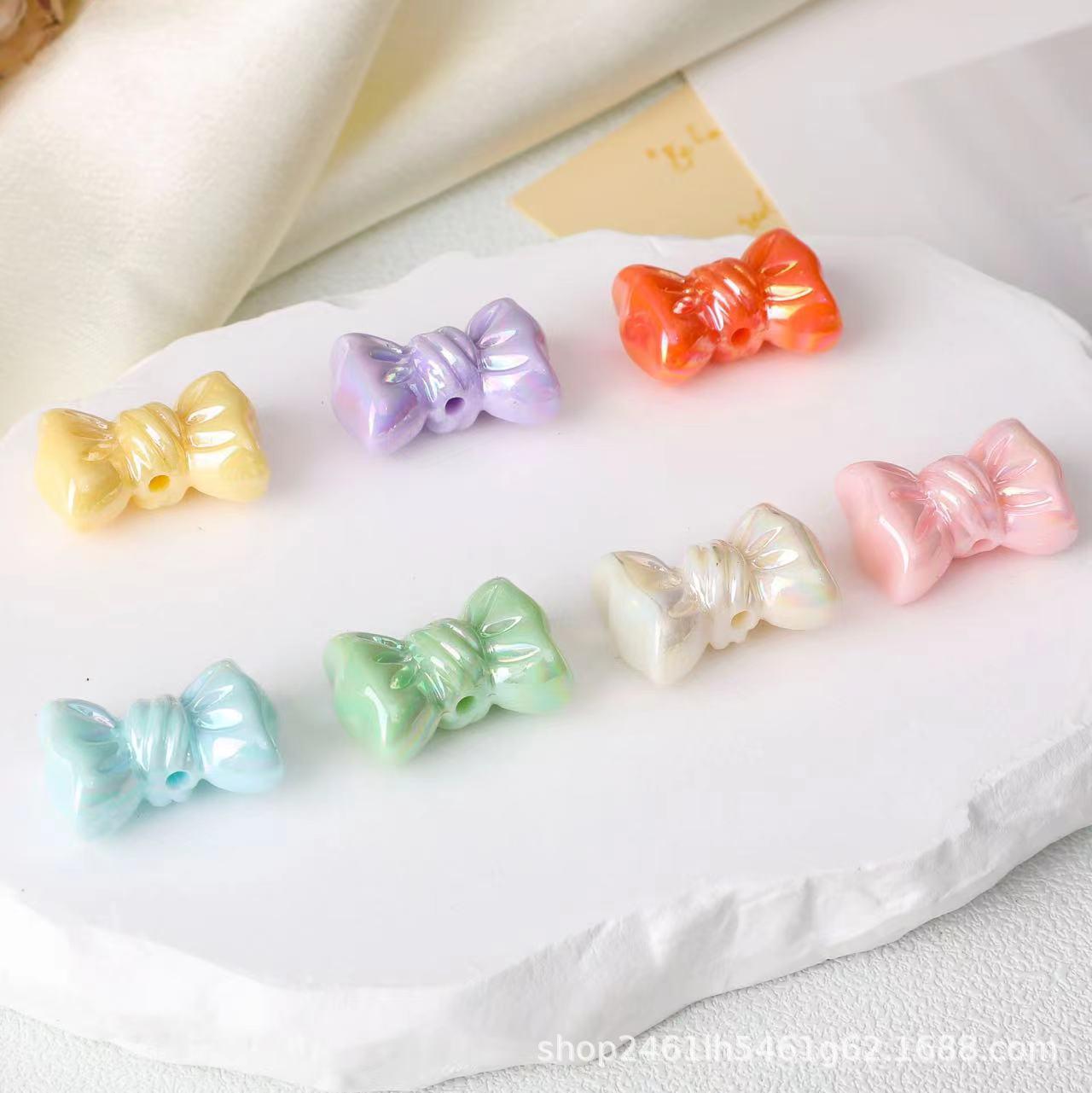 Multi-color AB Bow Hair Clip & Phone Lanyard Pendant
