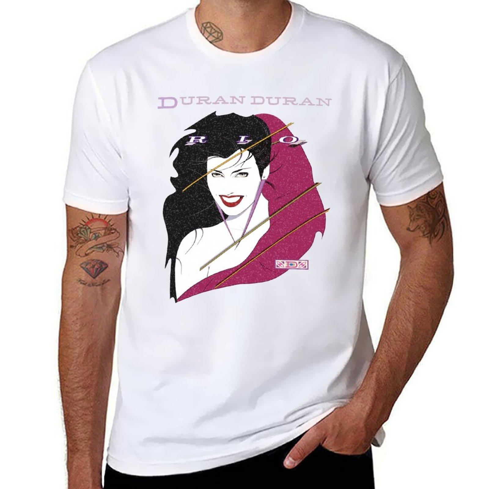 

brand t Duran men Duran high quality t luxury man 1982 for man T-Shirt shirts shirts Rio XL