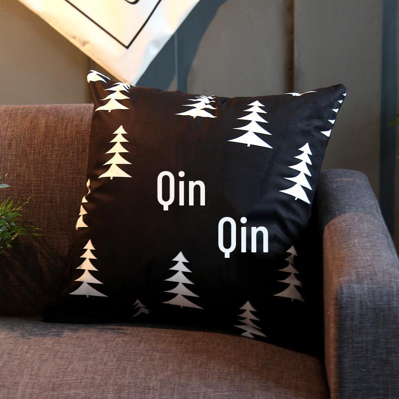 

Подушка и одеяло с логотипом на заказ, персиковая кожа 40*40cm Cover Only