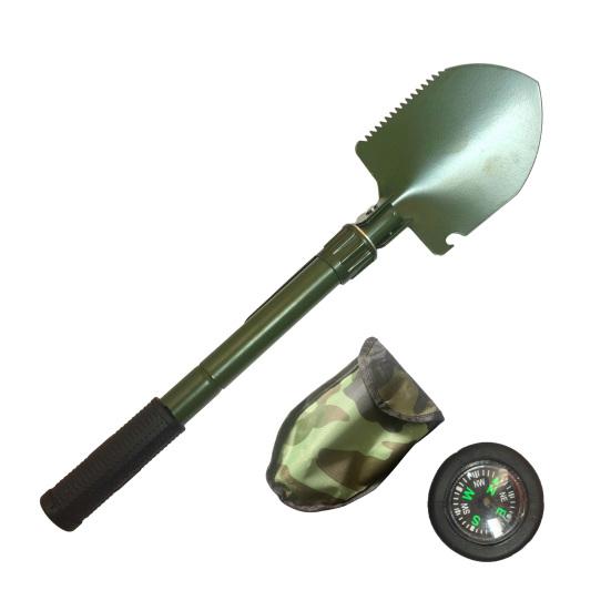 1 Set Militär-Klappspaten mit taktischer Tragetasche, Ersatz-Klapppickel, tragbare Campingschaufel aus Metall für den Außenbereich