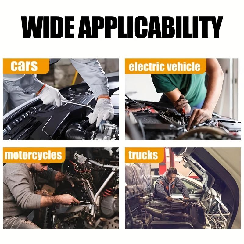 Odolné automobilové spony 40ks Černé kovové samovrtné U-tvarované automobilové spony M6 Snadno instalovatelné spony pro kryty motoru, nárazníky, podběhy