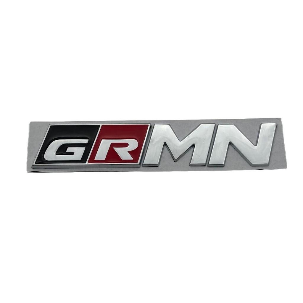 Toyota GRMN Metal Rear Emblem for Levin Reiz GR Cars - Custom Logo Sticker Modification