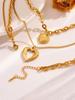 Fashion Gold Plated Stainless Steel Necklace Jewelry for Women with Pendant