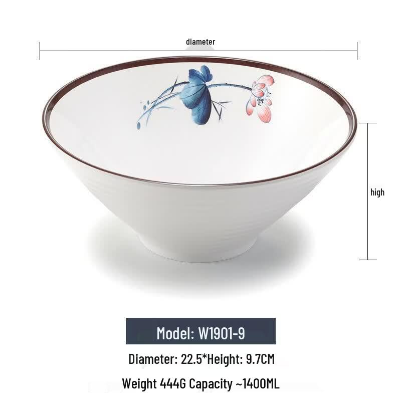 Chinese Style Melamine Noodle Bowl