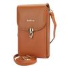 Fashion Mobile Phone Bag Wallet for Women Female Litchi Pattern Messenger Bag Zipper Small Shoulder Bag