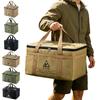 30/42L Camping Kitchen Organizer Waterproof Oxford Cloth Picnic Bag with Adjustable Shoulder Strap for Hiking Picnic Cookware