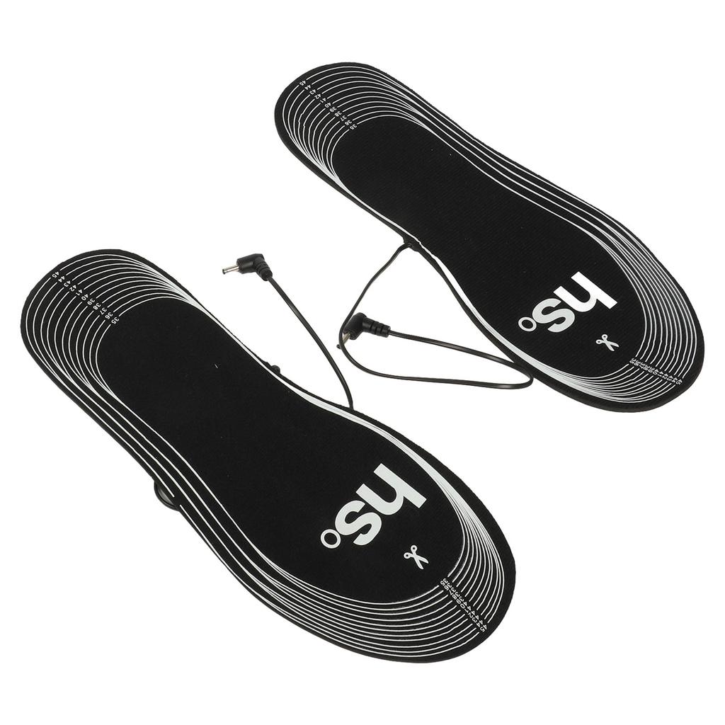 1 Par Palmilhas Aquecidas Palmilhas Elétricas 4.5V Alimentadas por Bateria Inserção Térmica de Fibra de Carbono Macia Pé