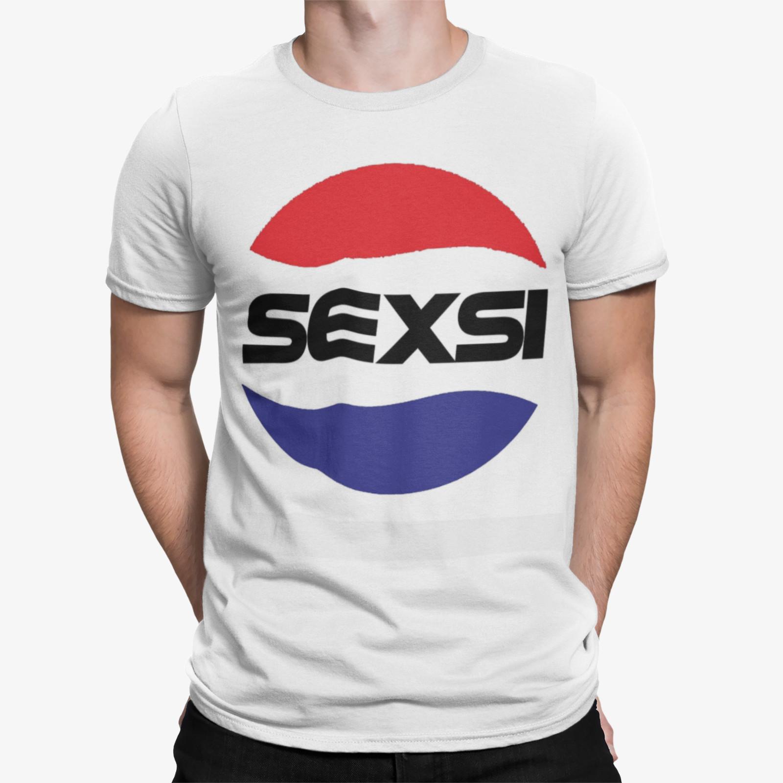 sexsi funny parody joke stag do hen do party birthday t shirt for pepsi fans S