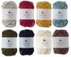 Raw Wool Yarn 8 Balls Knitworm AcryloXL Acrylo Extra Thick Extra Thick 50g All Colors Set (approx. 27m)