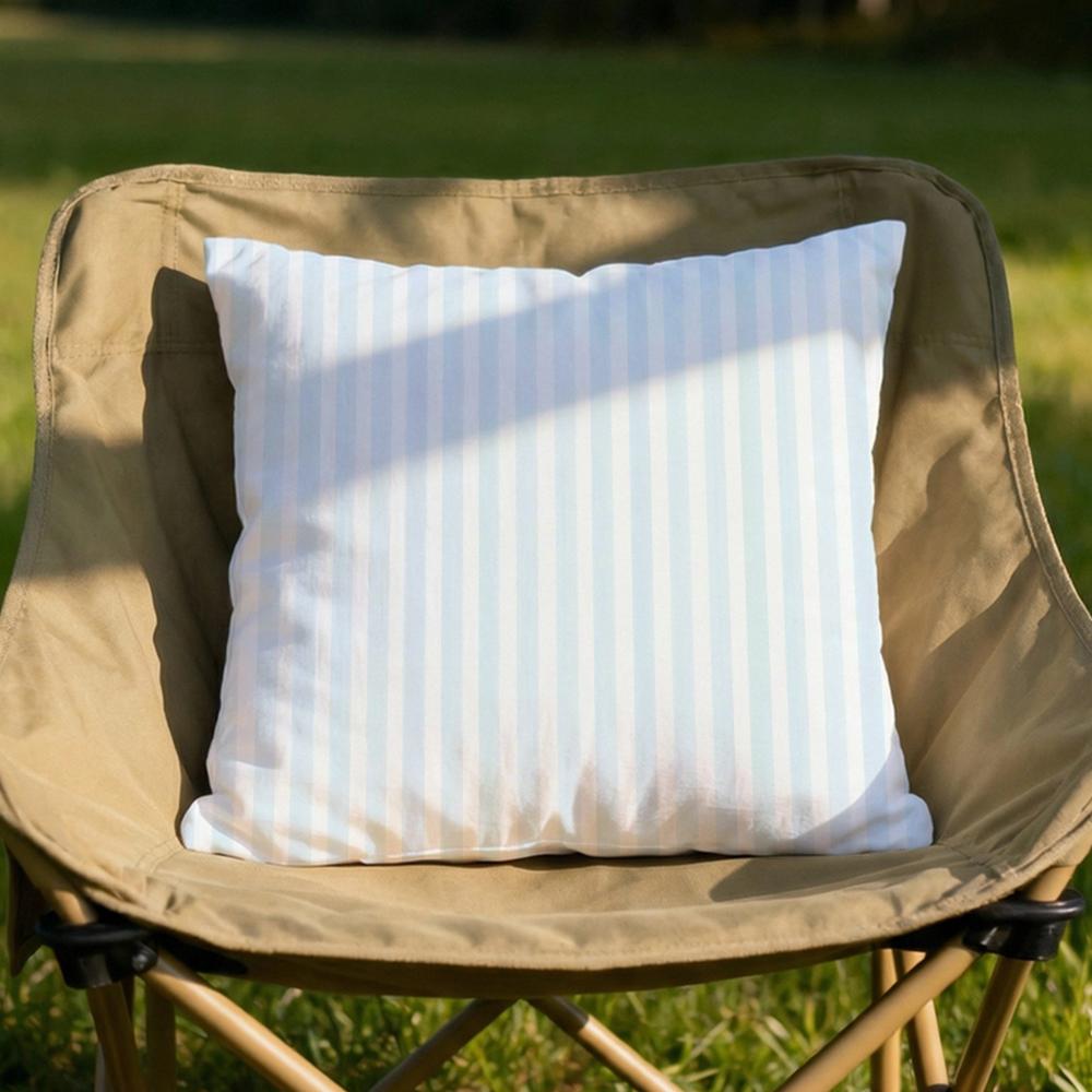 Slim Stripes Cushion Cover Soft Reversible Durable Pillow Cover MultiScene Use for Home Car Daily Comfort