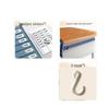 Large Capacity Hanging Bedside Book Bag - Ideal for Middle & High School Students