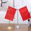 Y-Shaped Mini Red Desk Flag