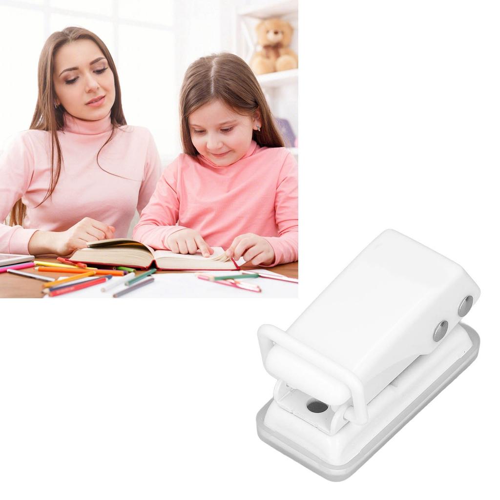 Locher Weiß Mini Handgriff Manuelle Einzel Loch Locher für Sammelalben Papier Karte Handwerk Stat