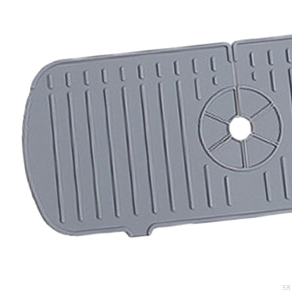 Kitchen Sink Faucet Soap Holder Drying Mat Combo