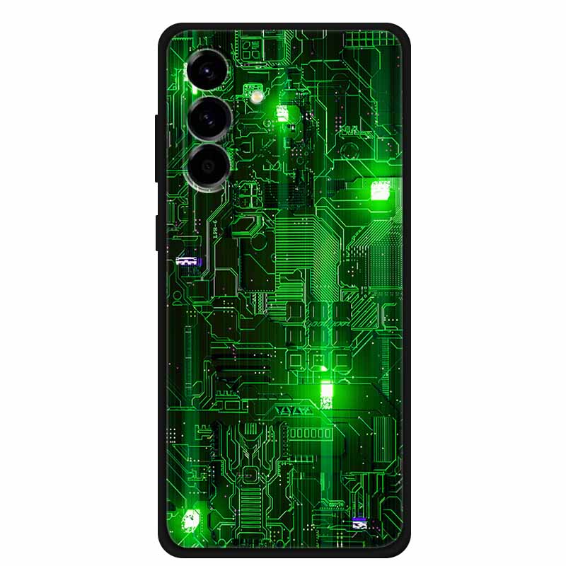 For Samsung Galaxy S25 FE 5G Case Soft Silicone TPU Black Phone Cover For Galaxy S25 FE 5G Protective Cartoon Bumper Coque S25FE