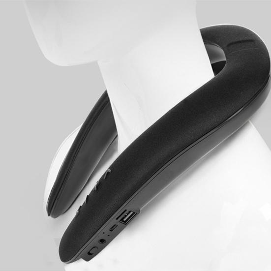 U Shape Neck Band Bluetooth-compatible USB Speaker Portable Wearable Wireless Loudspeaker