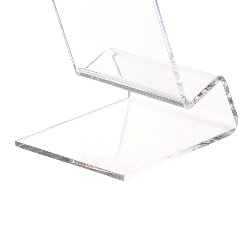 Klar Acryl Telefon Halterung Mini Tragbare Display-ständer Rack Stehen Für Handy Display