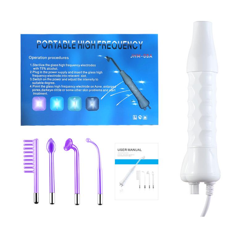 High-Frequency Ozone Electrotherapy Device for Acne Removal and Beauty Therapy