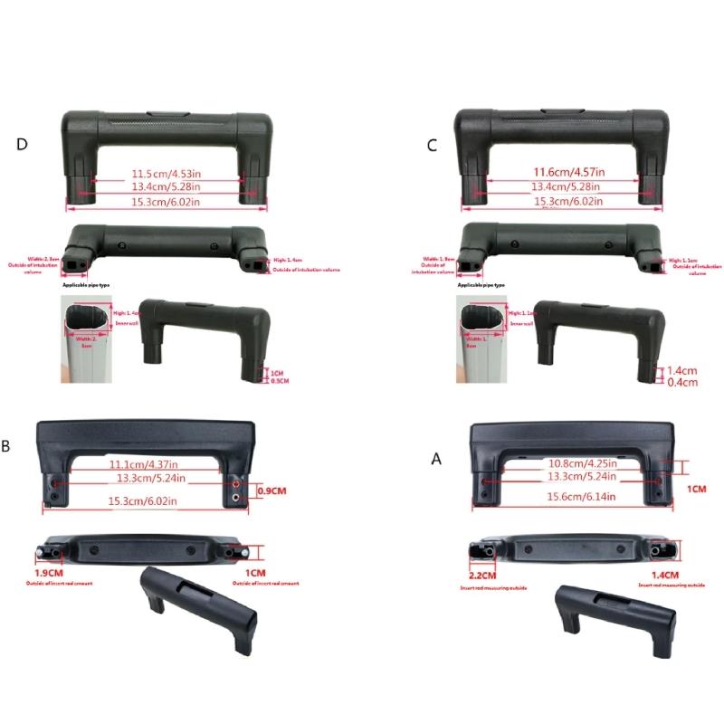 Quick Change Suitcase Handle Replacement Accessory Ergonomic Comfortable Grip Universal Fit Most Travel Bags