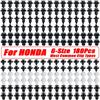 180 Pcs 6 Kinds Plastic Retainer Fasteners Push Rivet For Honda Trim Panel Clips