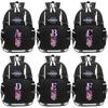 Cute Cartoon K-Pop Demon Hunters Backpack Large Capacity Bookbag Laptop Unisex Students Boy Girl School Bag Travel Outdoor Bag