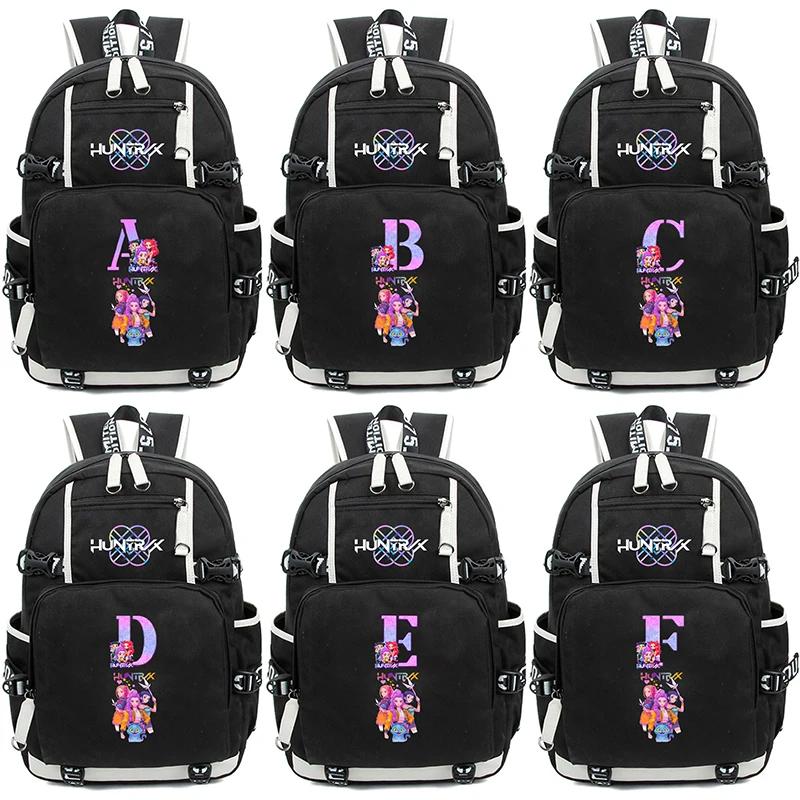Roztomilý Kreslený K-Pop Lovci Démonů Batoh Velká Kapacita Školní Taška na Knihy Laptop Unisex Studenti Chlapec Dívka Školní Taška Cestovní Outdoorová Taška