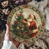 Vintage Tin Painting Gift for Friends Wall Decor