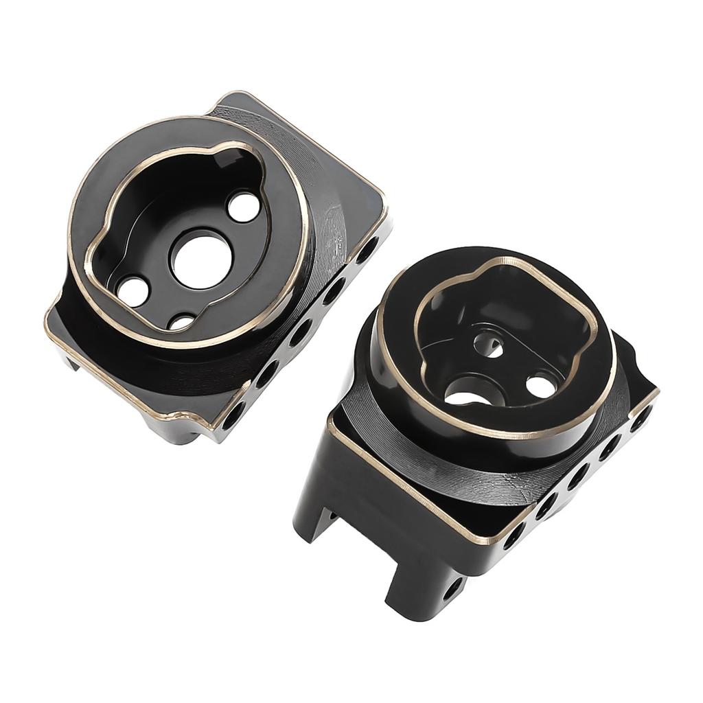 2 PCS Rear Axle C Block Seat Brass Weighted Black Gold Type Upgrade Parts Replacement for    4 Remote Control Car Accessories