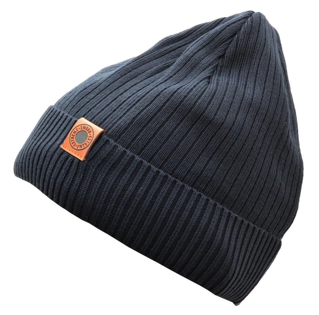 Męska Zimowa Czapka Granatowa Z Polarem - L/Xl Extreme St-546A