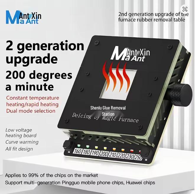 Mobile Phone IC CPU Heating and Degumming Station for Desoldering BGA