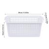 Kunststoff-Aufbewahrungskorb Snacks-Aufbewahrung Hohl Rechteckig Innen Aufbewahrungsbox Korb Sortierung Kleinkram Für Das Badezimmer Küche