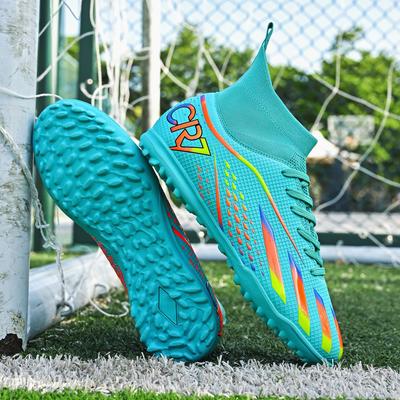 Adult Children Outdoor Lawn Sports Training Competition Long Nails Broken Nails Non-Slip Wear-Resistant Training Football Shoes