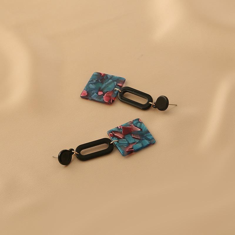 S111 silver needle earrings 1111 new trendy retro super fairy European and American style large long earrings earrings