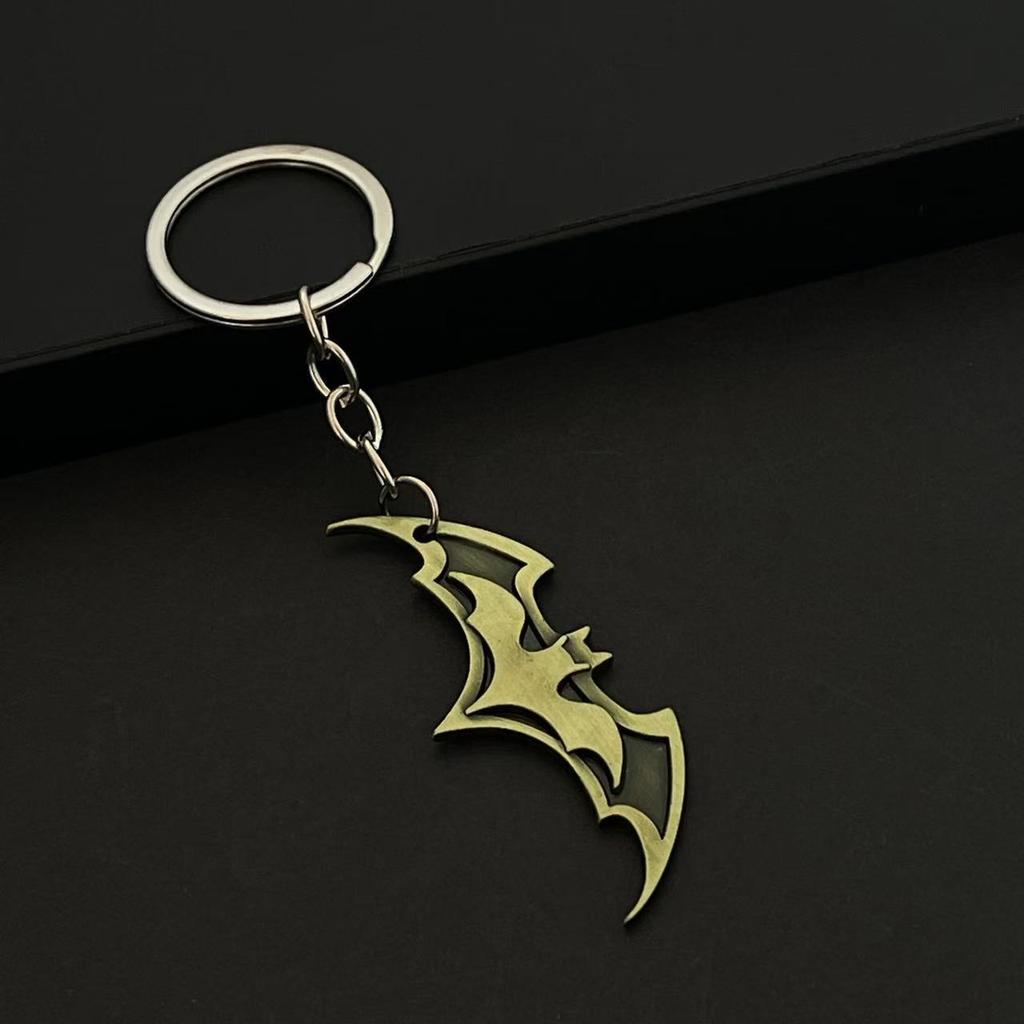 Batman Peripheral Cartoon Keychain Movie Series Car Keychains Anime Doll Men Birthday Gift Halloween