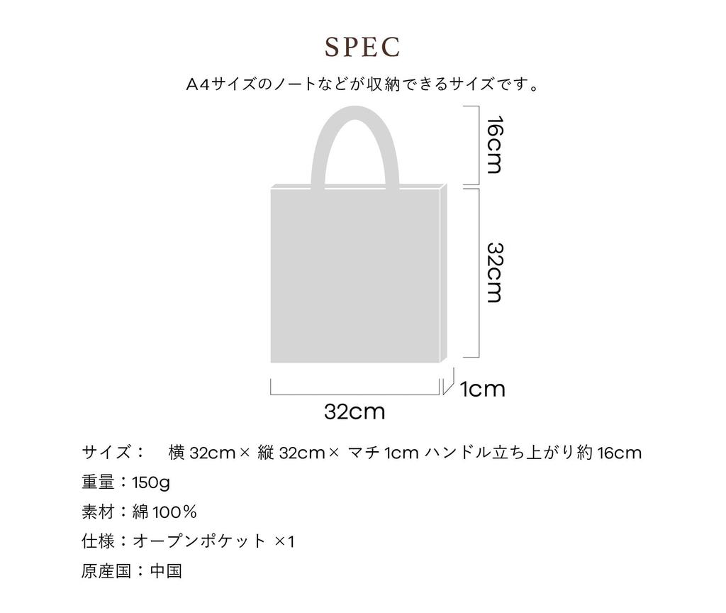 [Cathy Mum Island Style] No Hair Series 23903003 Tote Bag, Women's, 23903003F, Gray [F], Moonlight Blue, Approx. 32cm W X 32cm H X 1cm D