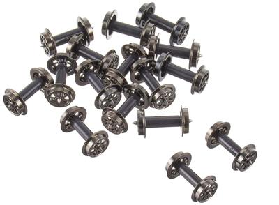 KATO N matmenys, senojo tipo nacionalinės geležinkelio stipinuoti ratai, T tipo, 16 vnt. 11-607, geležinkelio modelių reikmenys